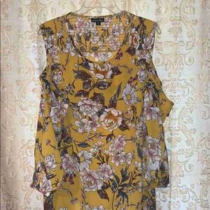 Floral Yellow Top by
